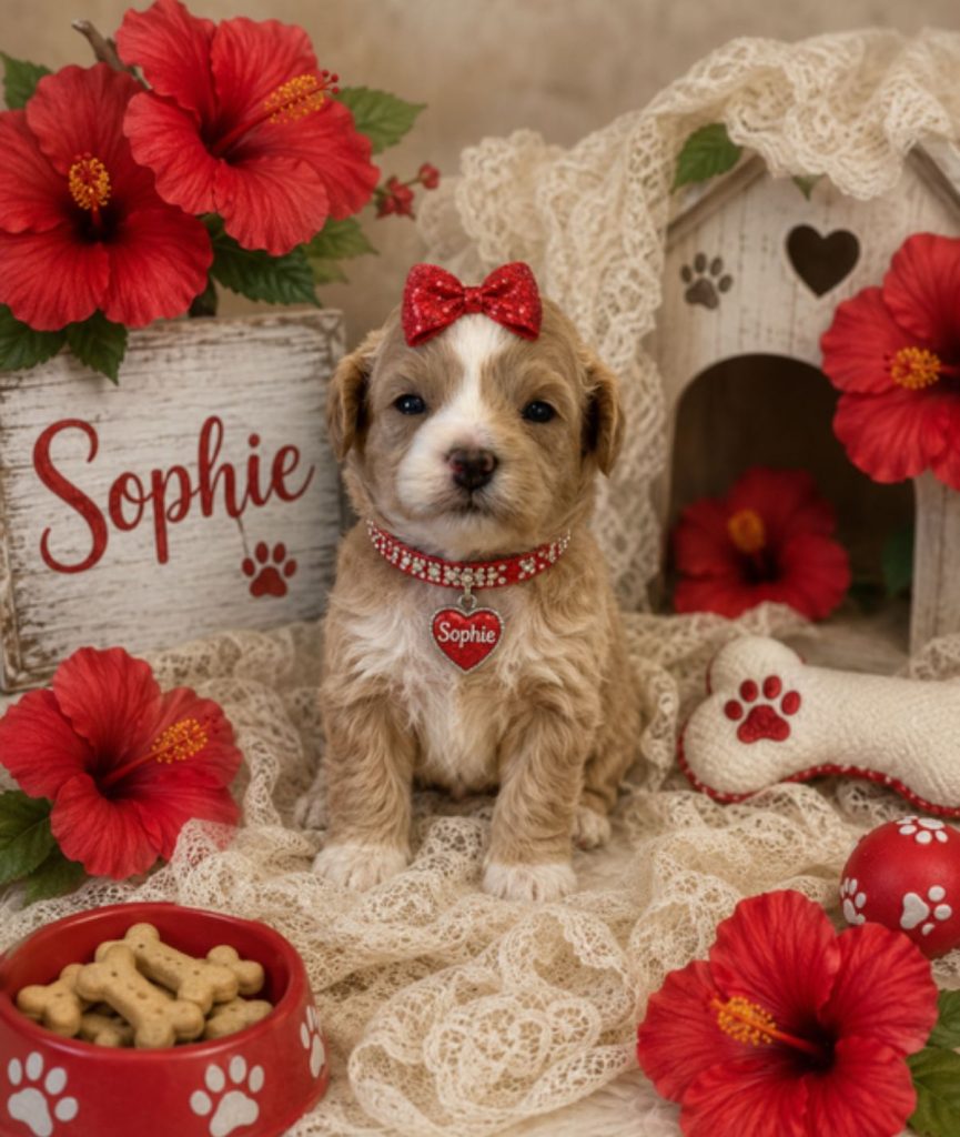 Sophie the sweet and playful Maltipoo puppy